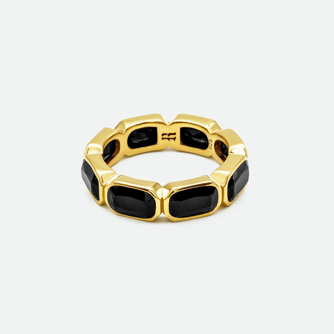 Haven Onyx Ring | Gold