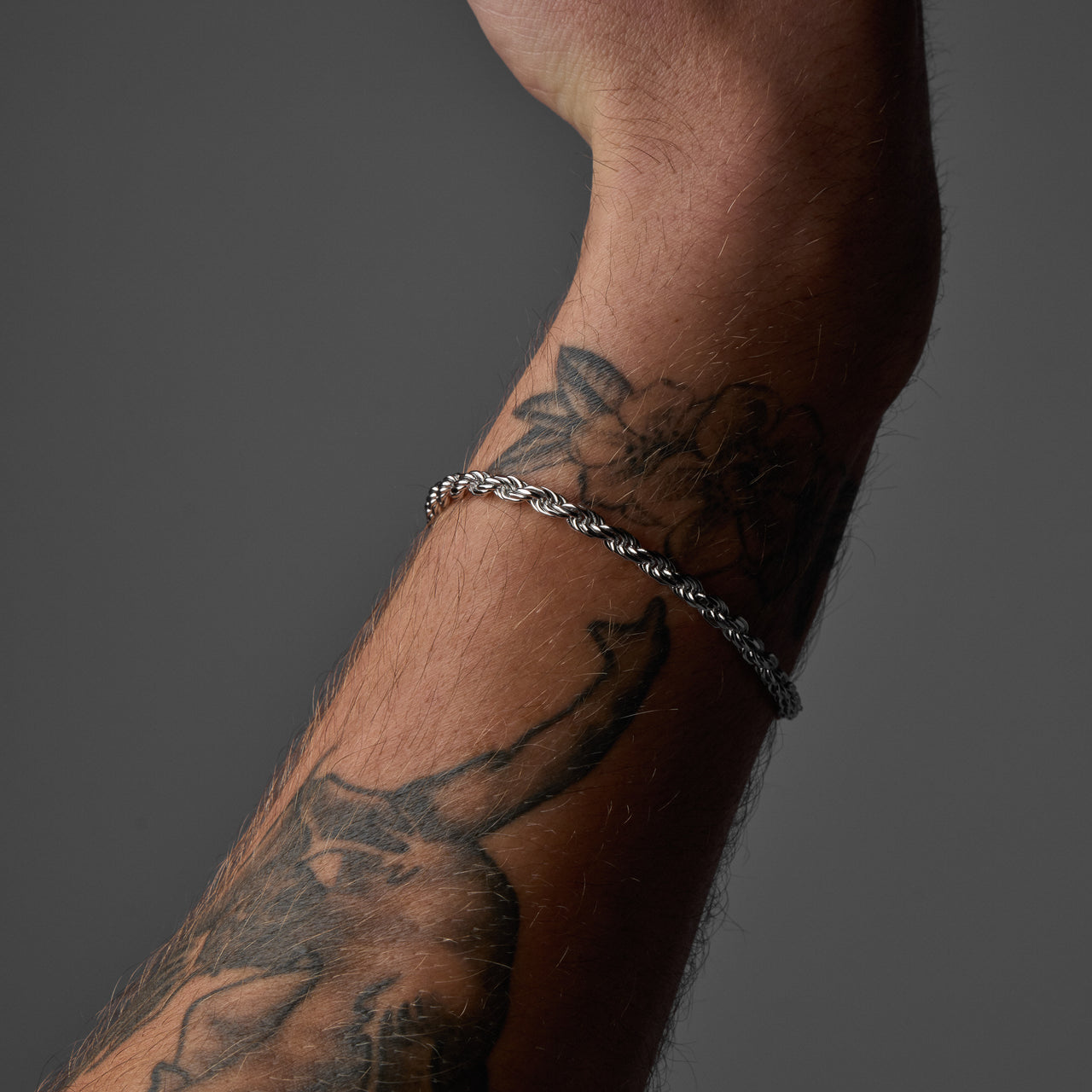 Handcrafted Iris Bracelet in recycled sterling silver