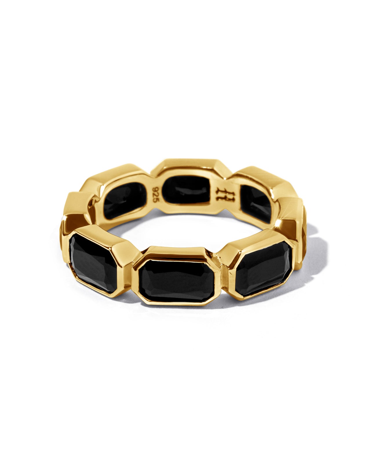 Haven Onyx Ring | Gold