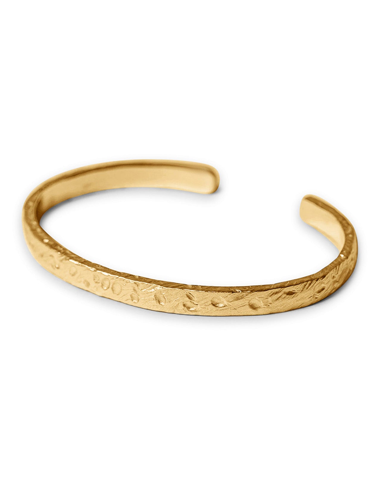 Men's Mickey cuff bracelet in gold vermeil