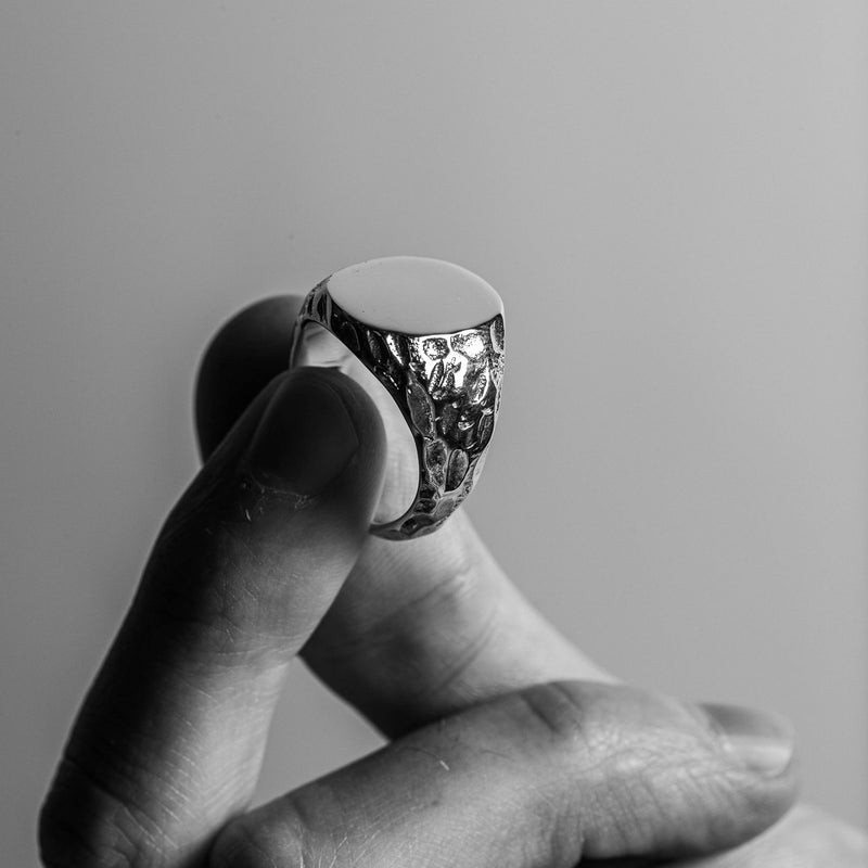 men wearing sterling silver rings