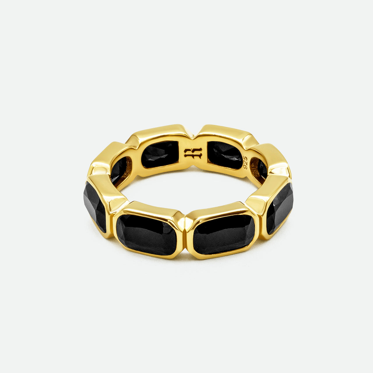 Haven Onyx Ring | Gold