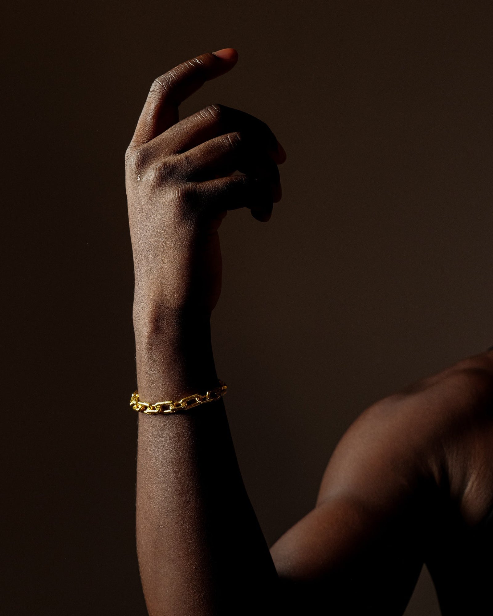 urtis bracelet worn on a model's wrist 1