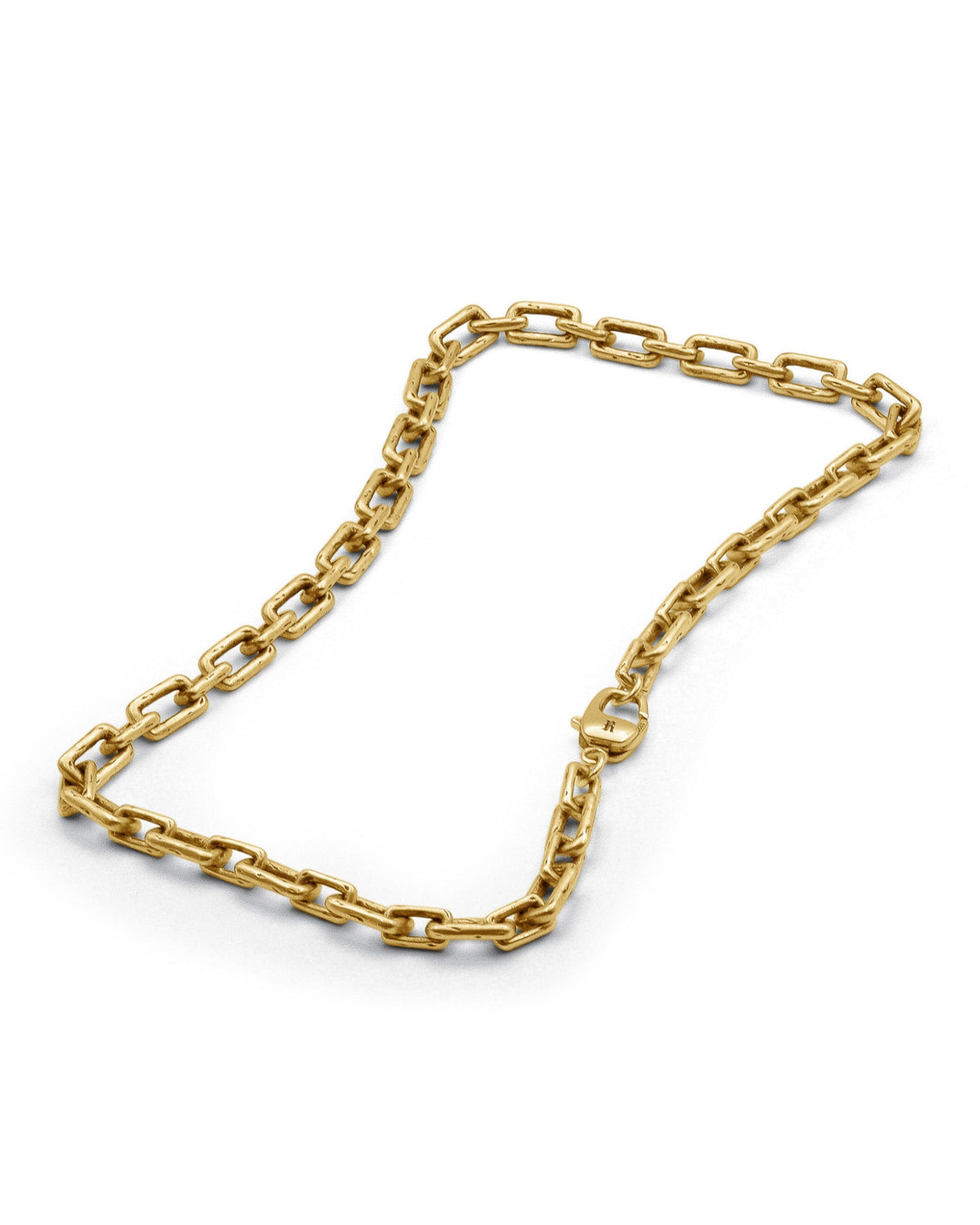Curtis Gold Necklace handcrafted from solid 925 sterling silver with a premium 3.5 micron 18K gold vermeil finish.