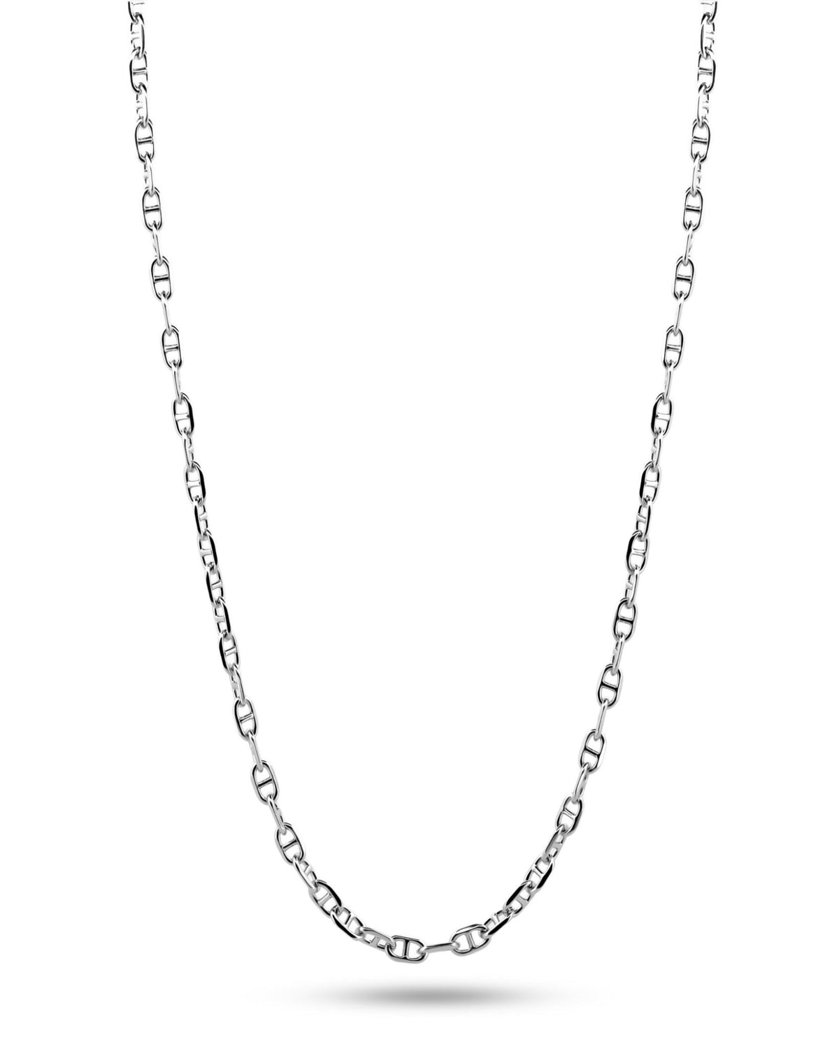 
Infinite Necklace handcrafted from solid 925 sterling silver featuring an oval link chain.
