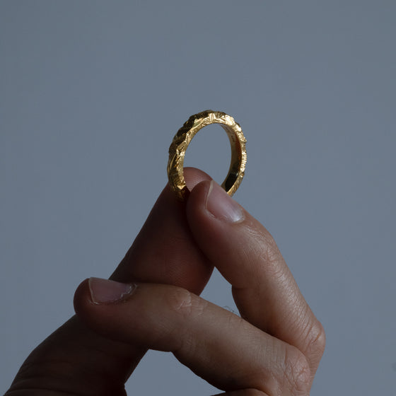 Jasper Gold Ring