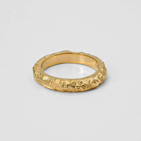 Jasper Gold Ring
